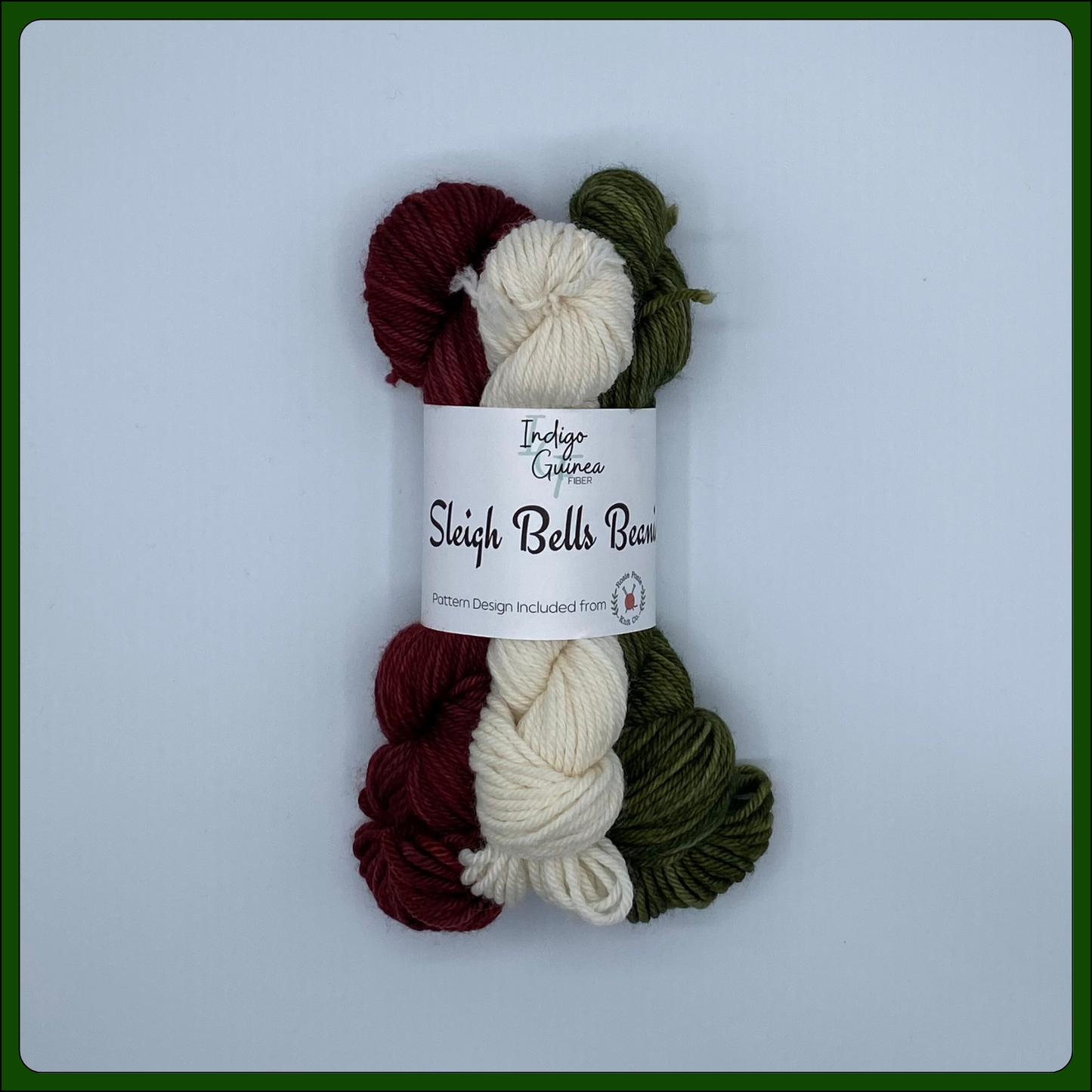 Sleigh Bells Beanie Set with Rosie Posie Knit co.