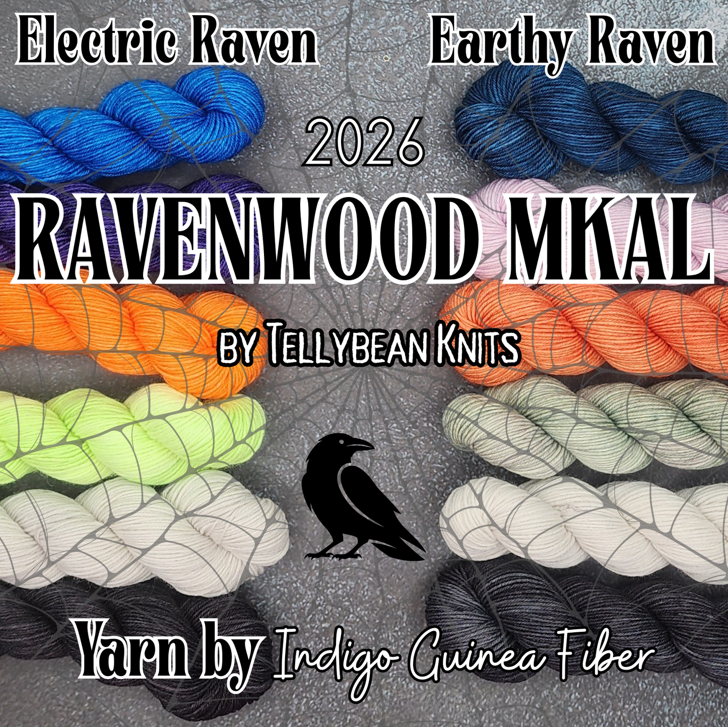 Ravenwood MKAL 2026 Tellybean Knits Cowl