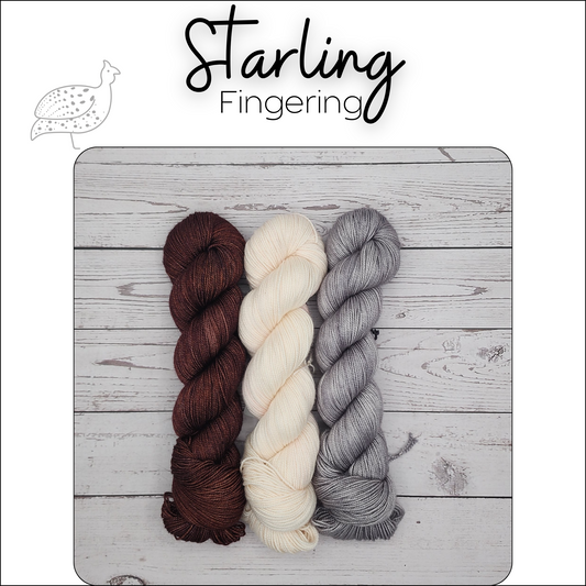 Starling Tonals White, Brown, and Gray