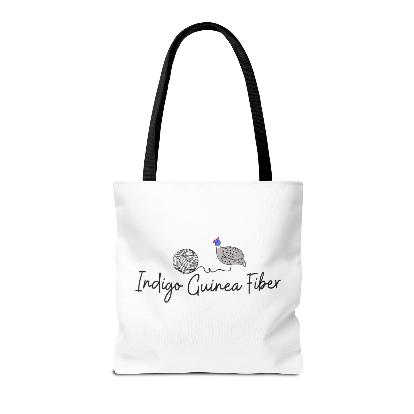 Yarn Tote Bag | Indigo Guinea Fiber Logo Tote
