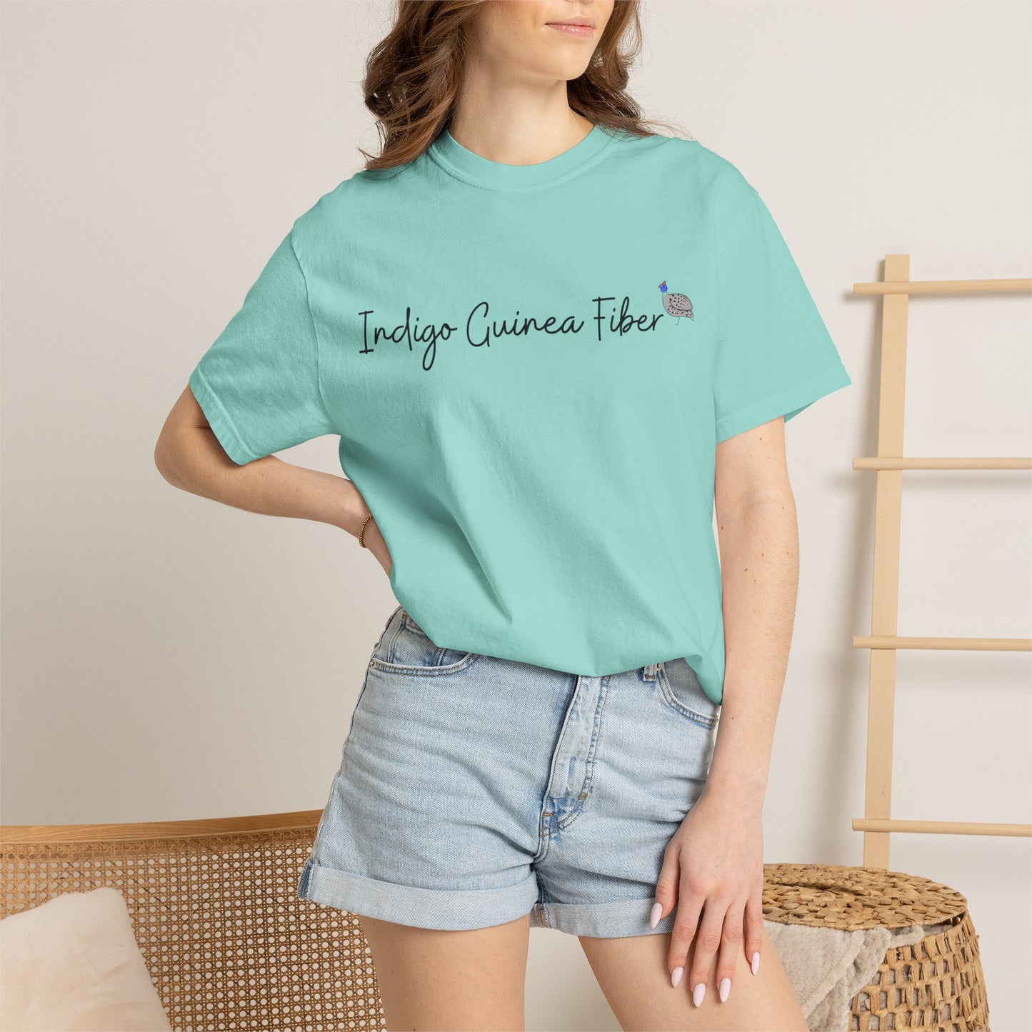 Indigo Guinea Fiber Tee