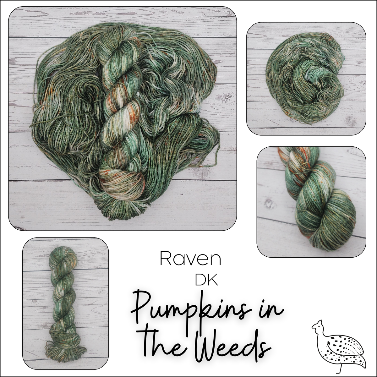 Raven Pumpkins in the Weeds