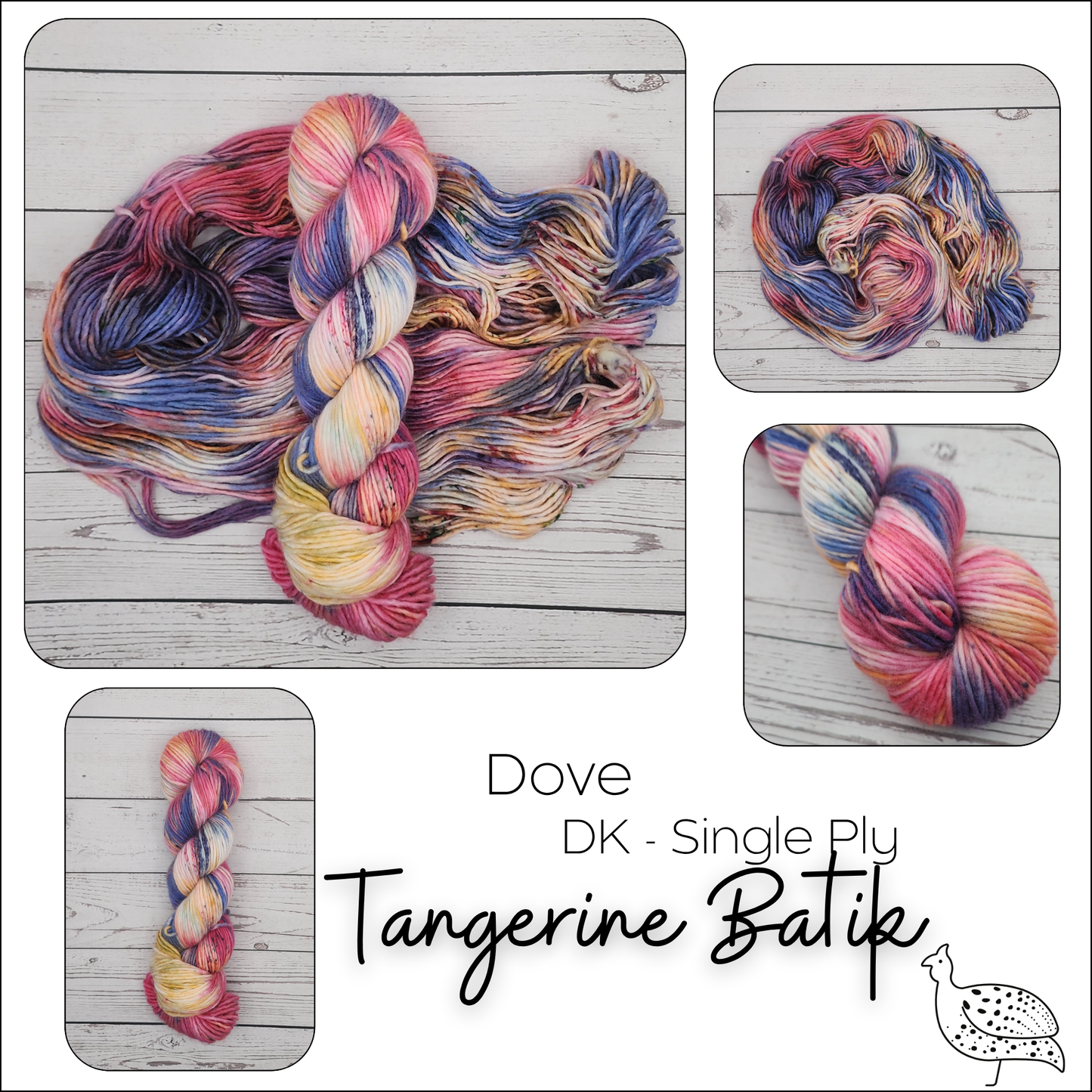 Dove Tangerine Batik