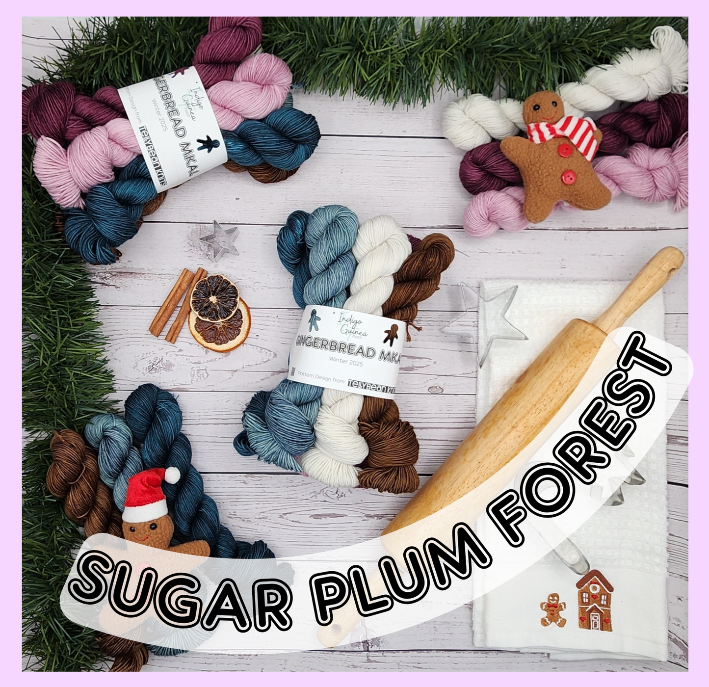 Gingerbread MKAL 2025 with Tellybean Knits