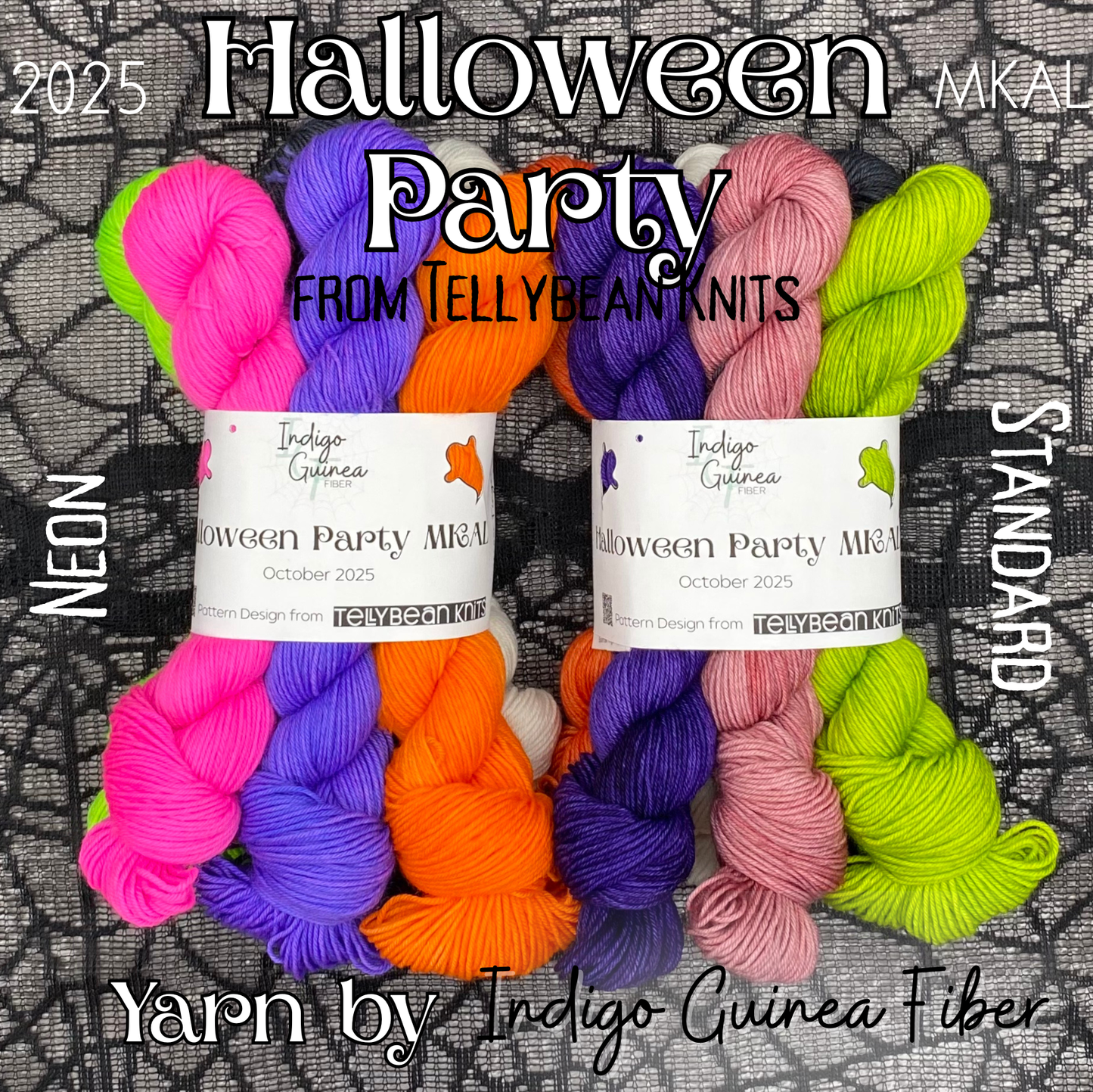 Halloween Party MKAL 2025 Tellybean Knits