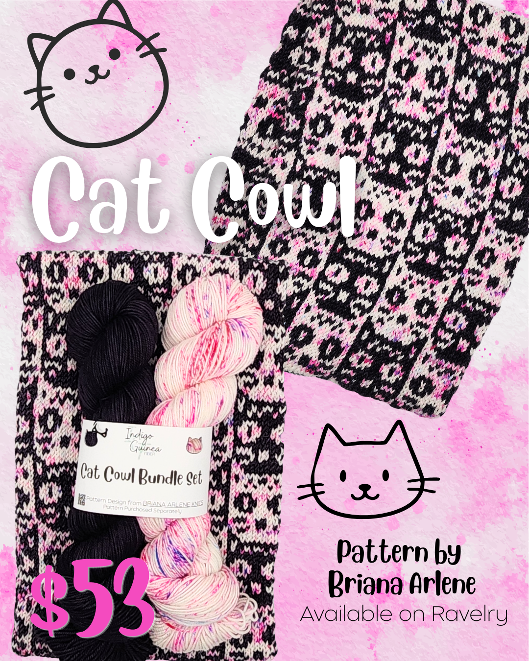 Cat Cowl Bundle Set