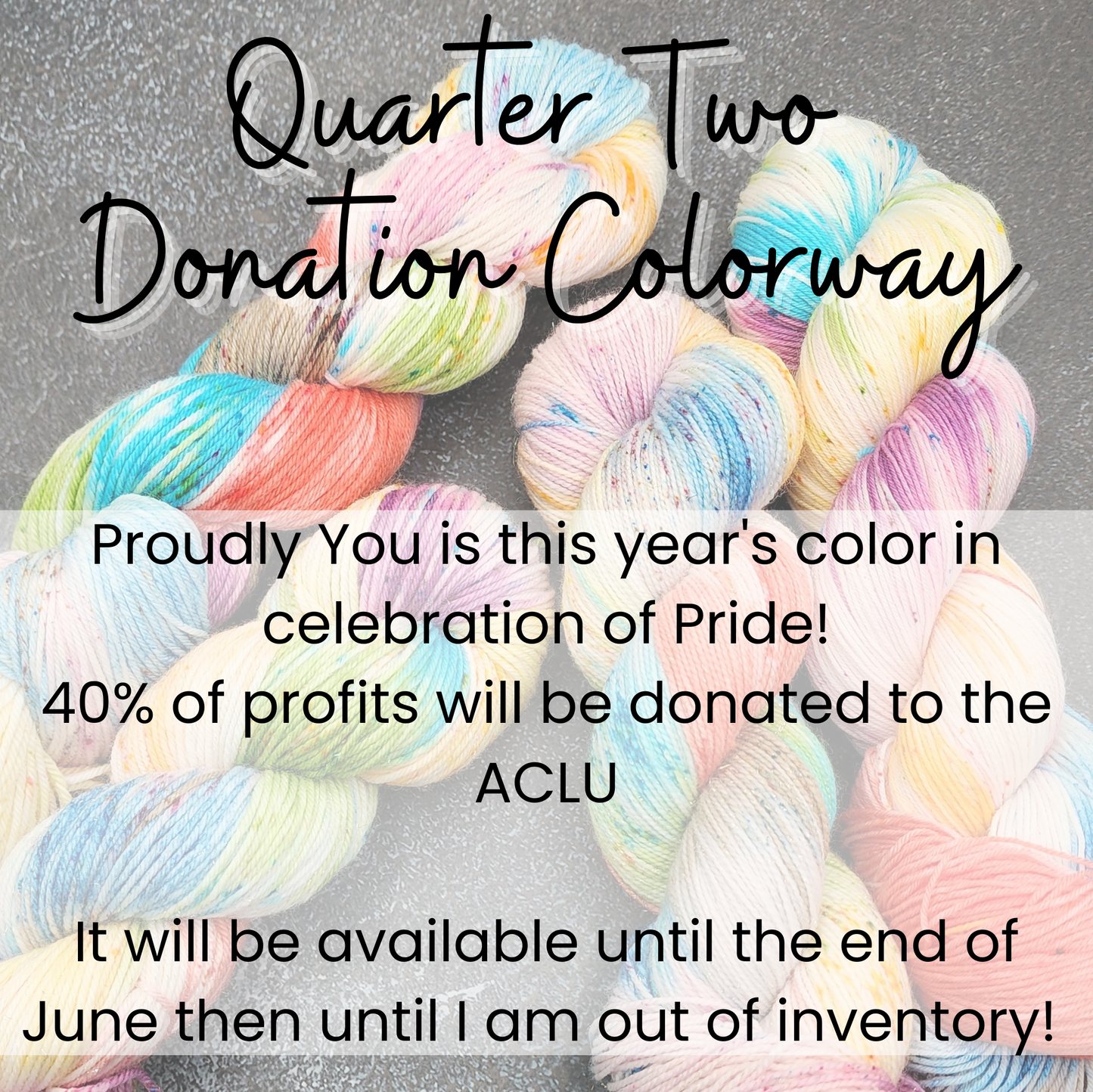 Proudly You Donation Colorway