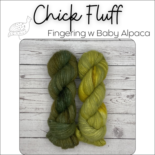 Chick Fluff Tonals Greens