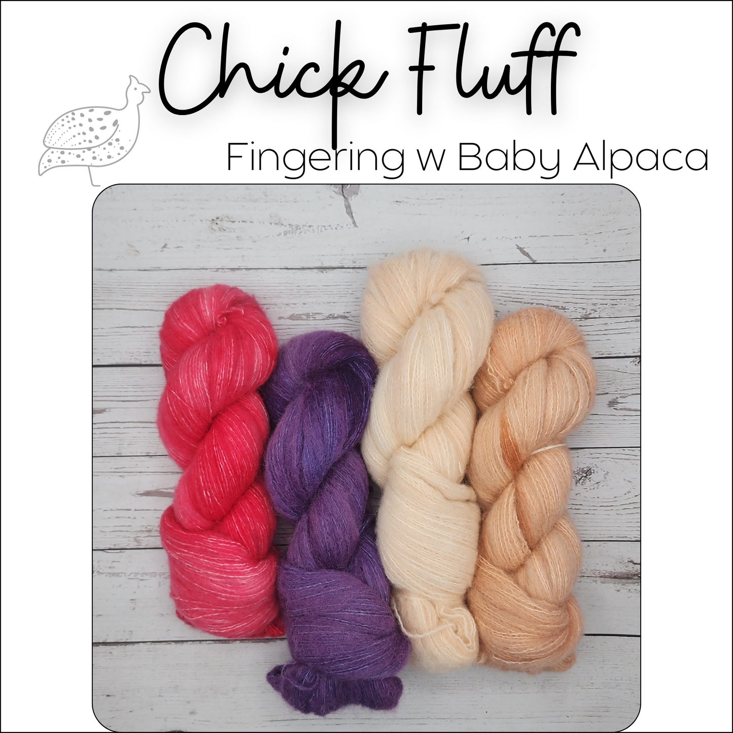 Chick Fluff Tonals Pink, Purple and Peach