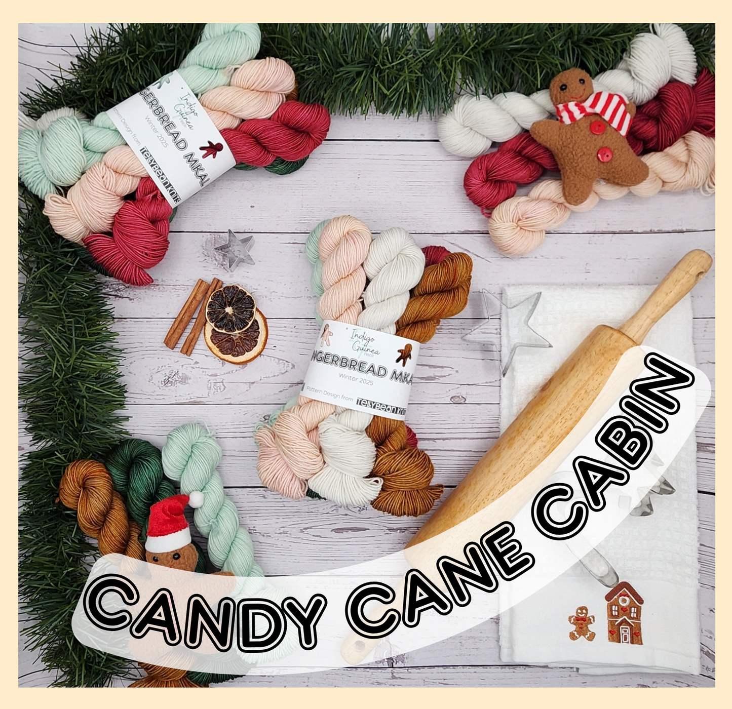 Gingerbread MKAL 2025 with Tellybean Knits