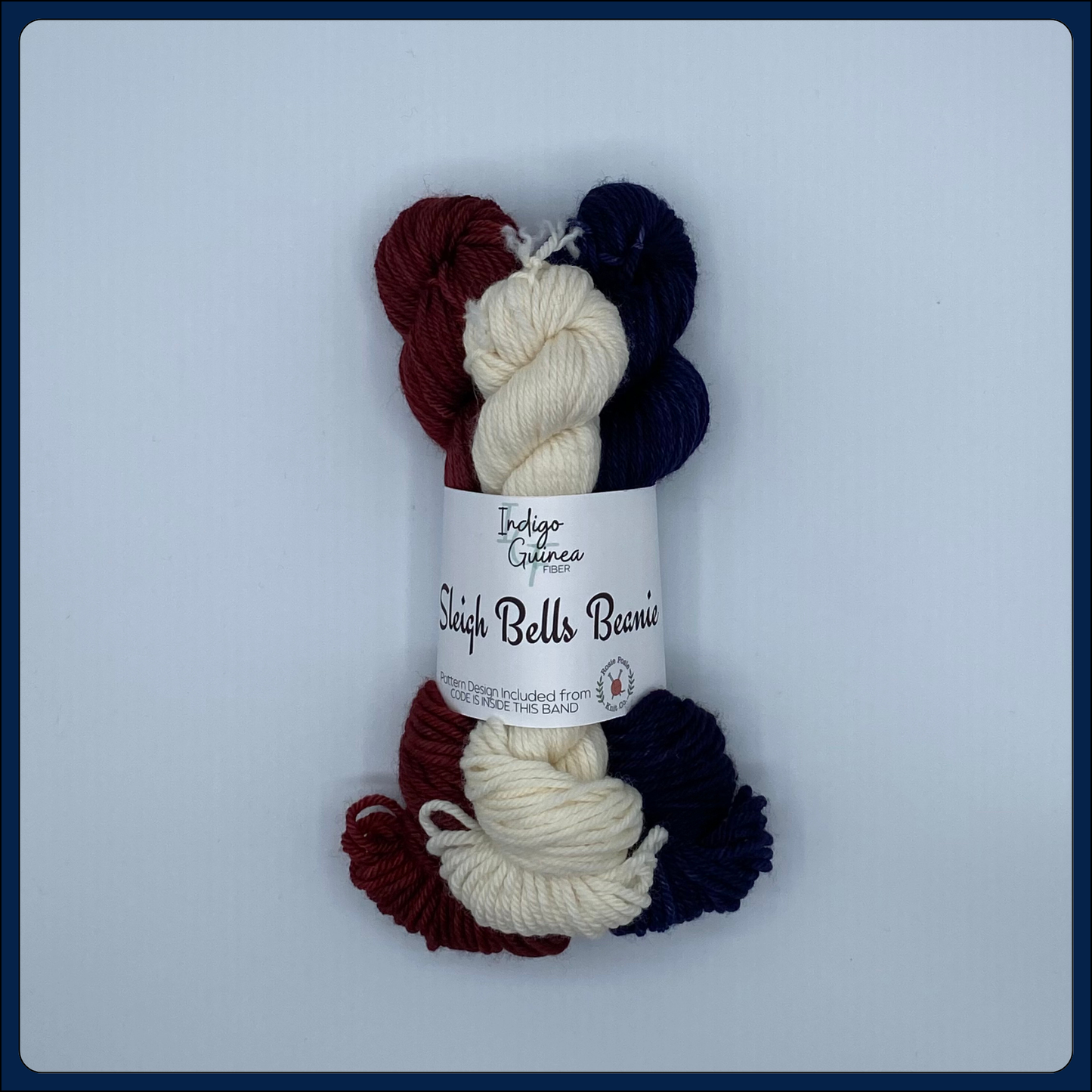 Sleigh Bells Beanie Set with Rosie Posie Knit co.