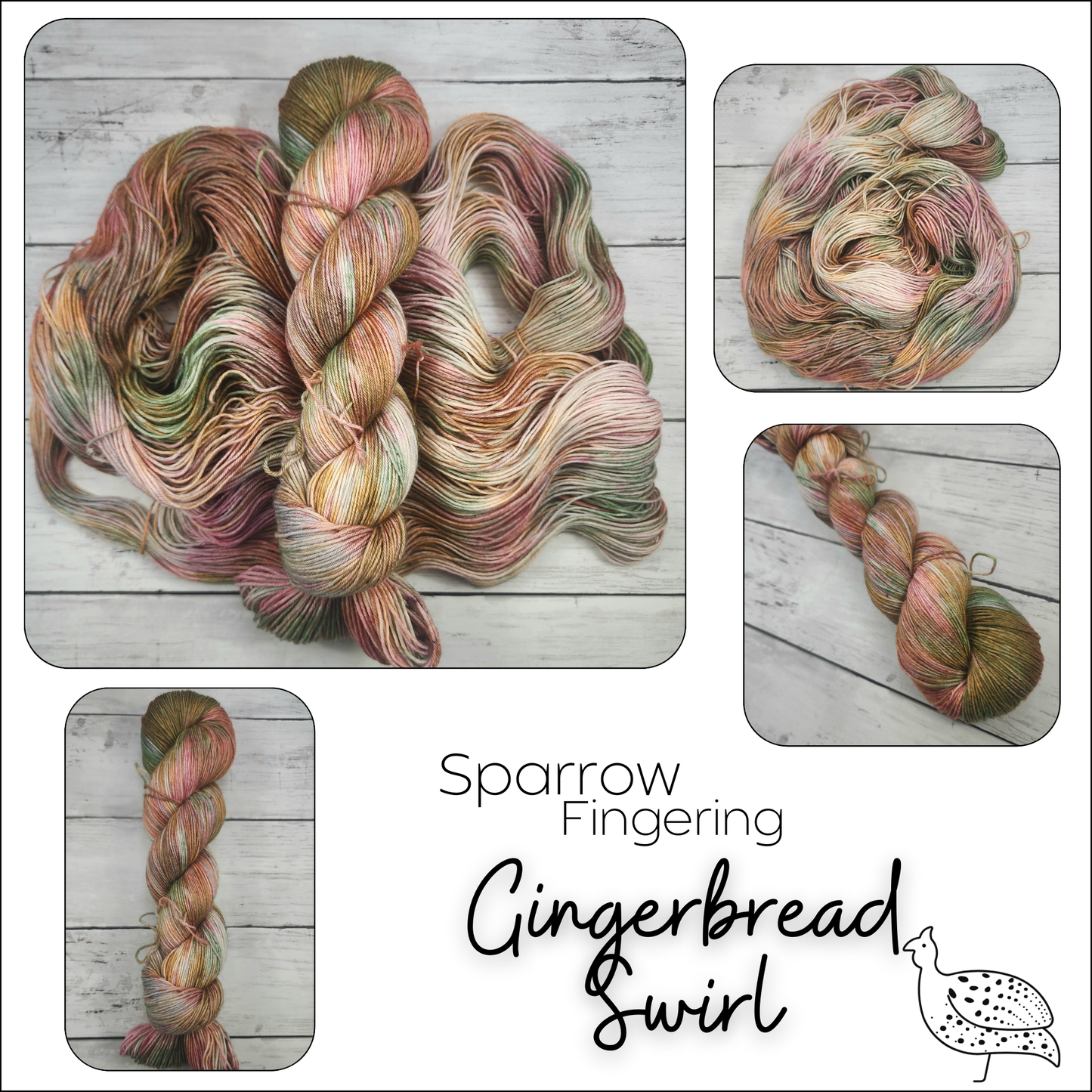 Sparrow Gingerbread Swirl