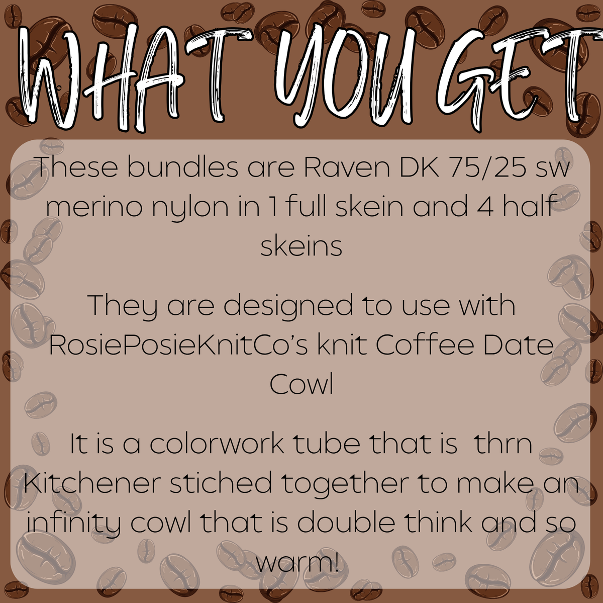 Coffee Date Cowl Bundle