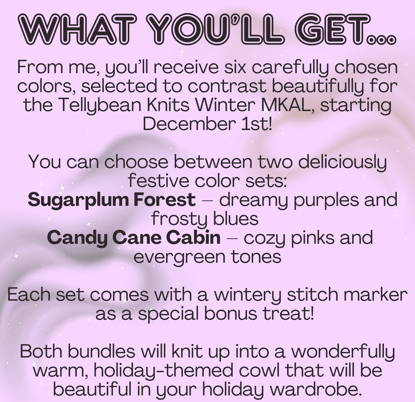 Gingerbread MKAL 2025 with Tellybean Knits