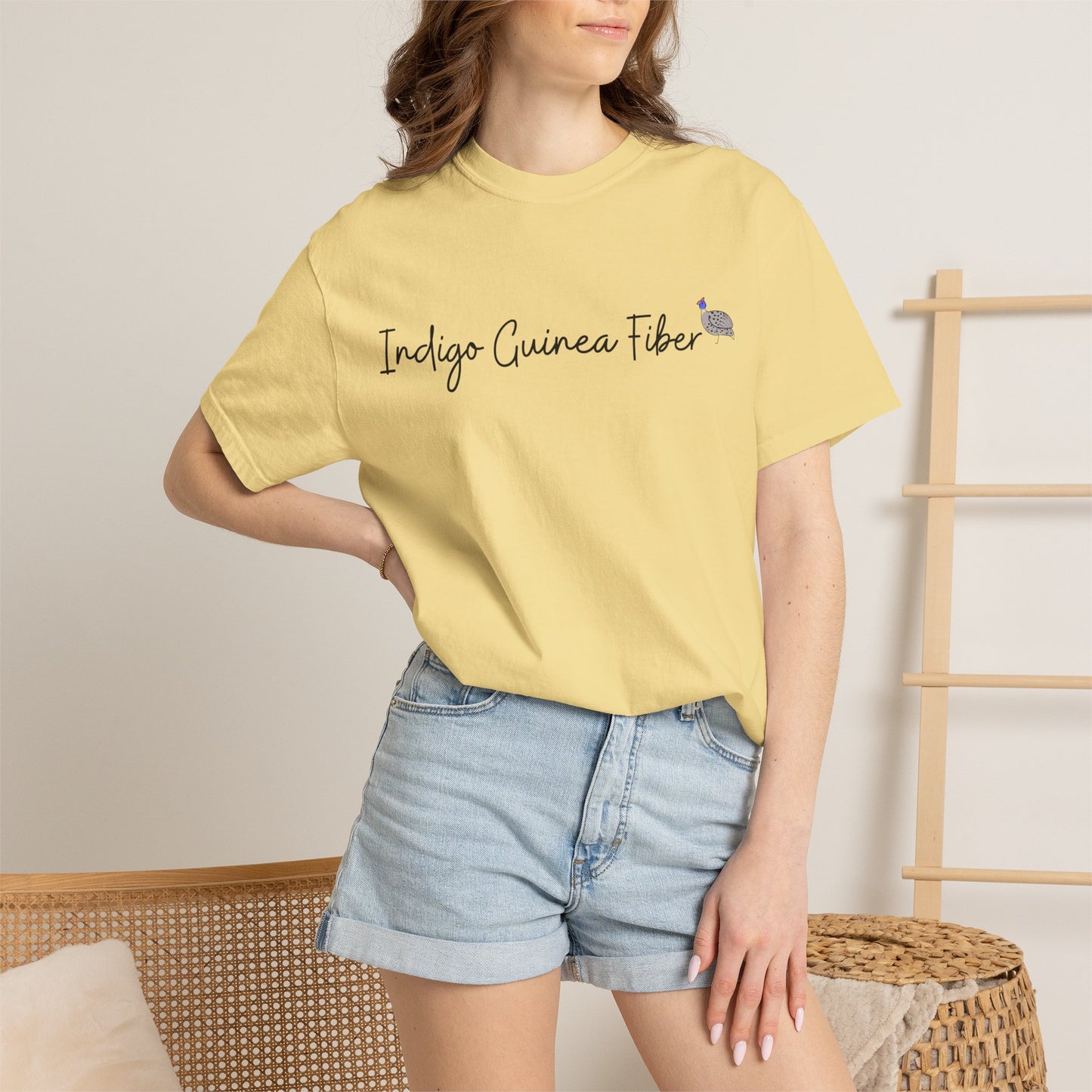 Indigo Guinea Fiber Tee