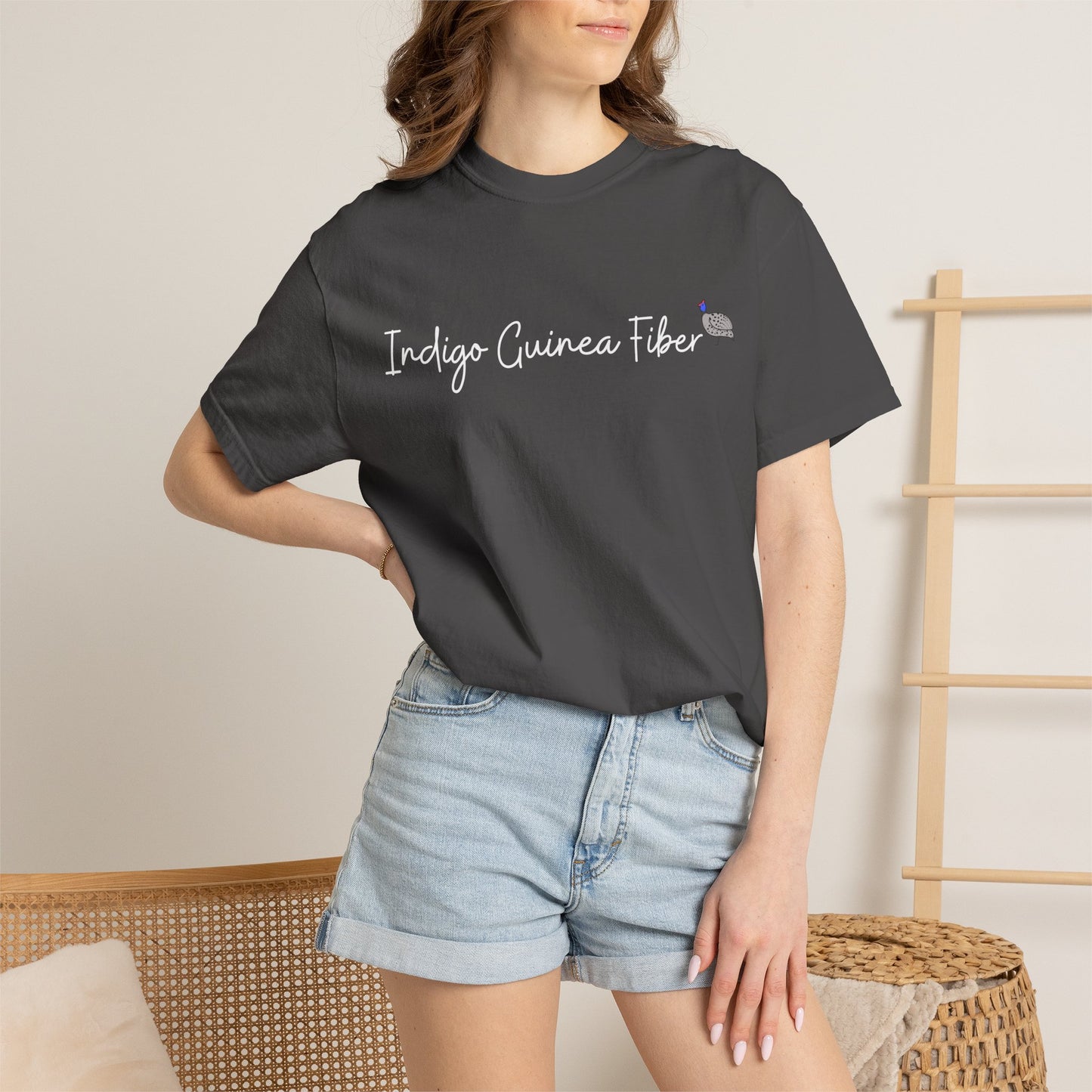 Indigo Guinea Fiber Tee