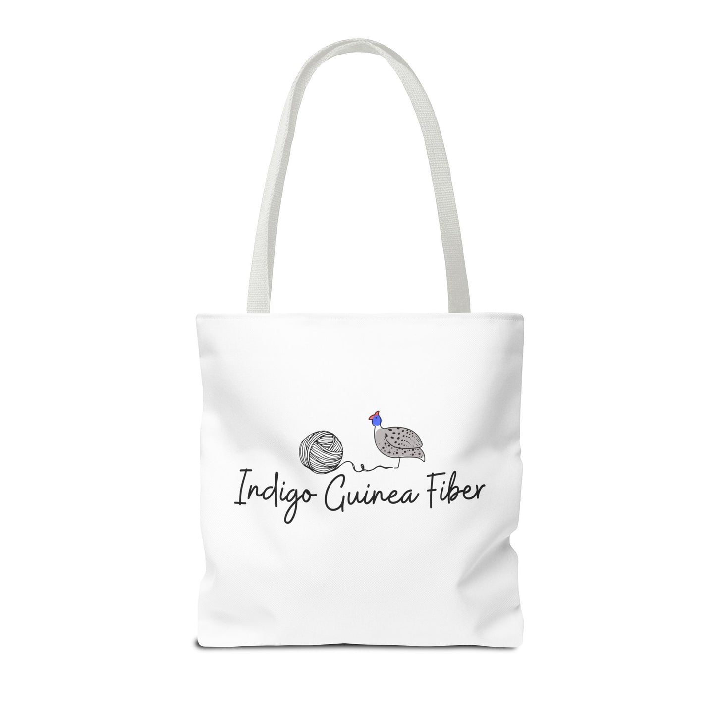 Yarn Tote Bag | Indigo Guinea Fiber Logo Tote