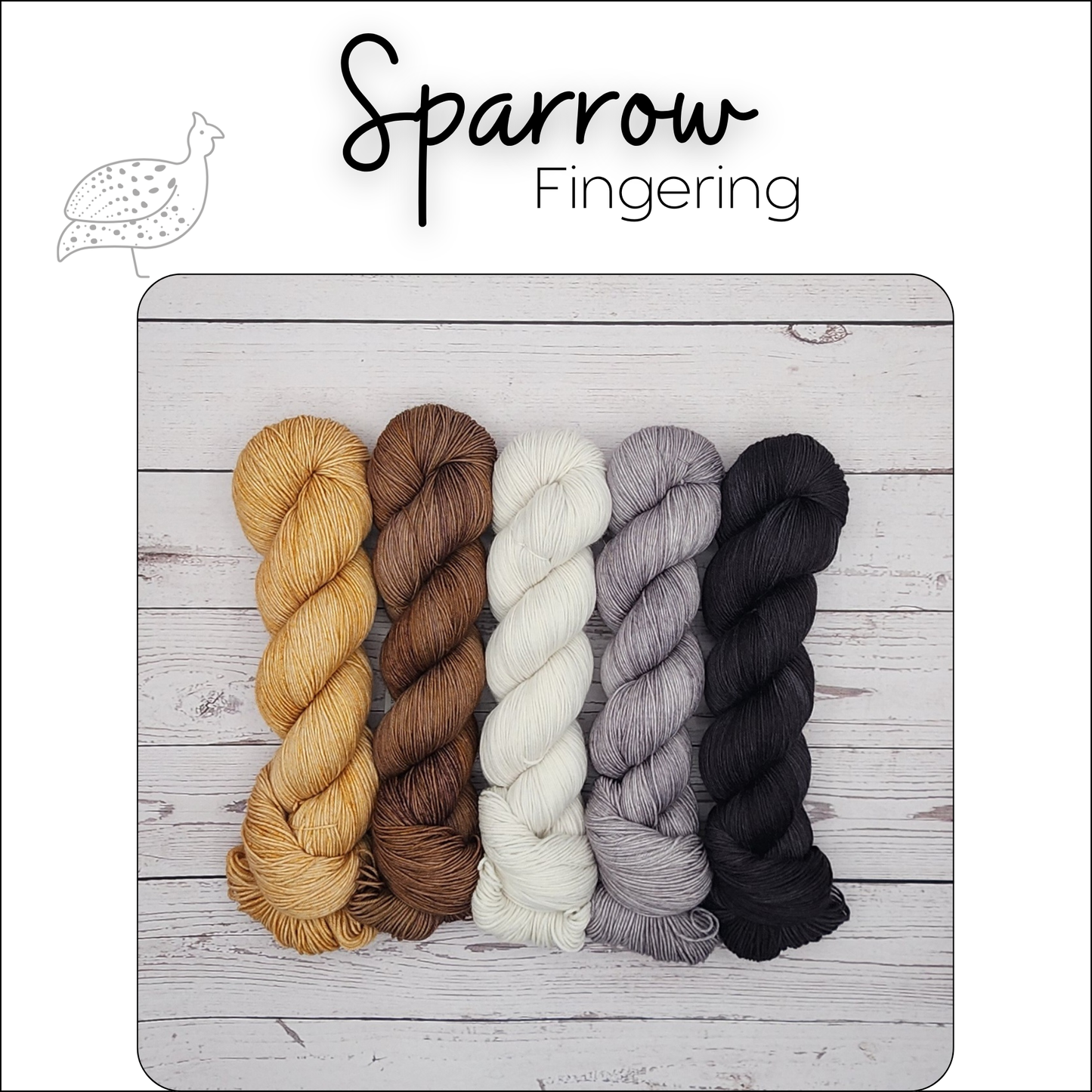Sparrow Tonals Browns, Grays, and Black