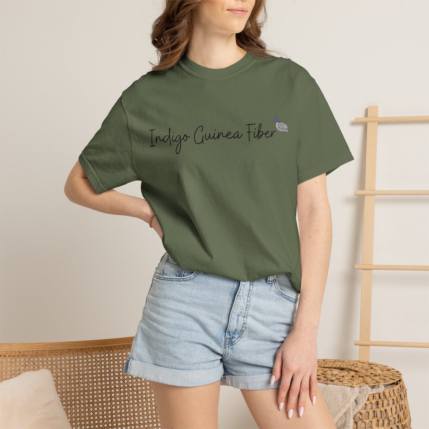 Indigo Guinea Fiber Tee