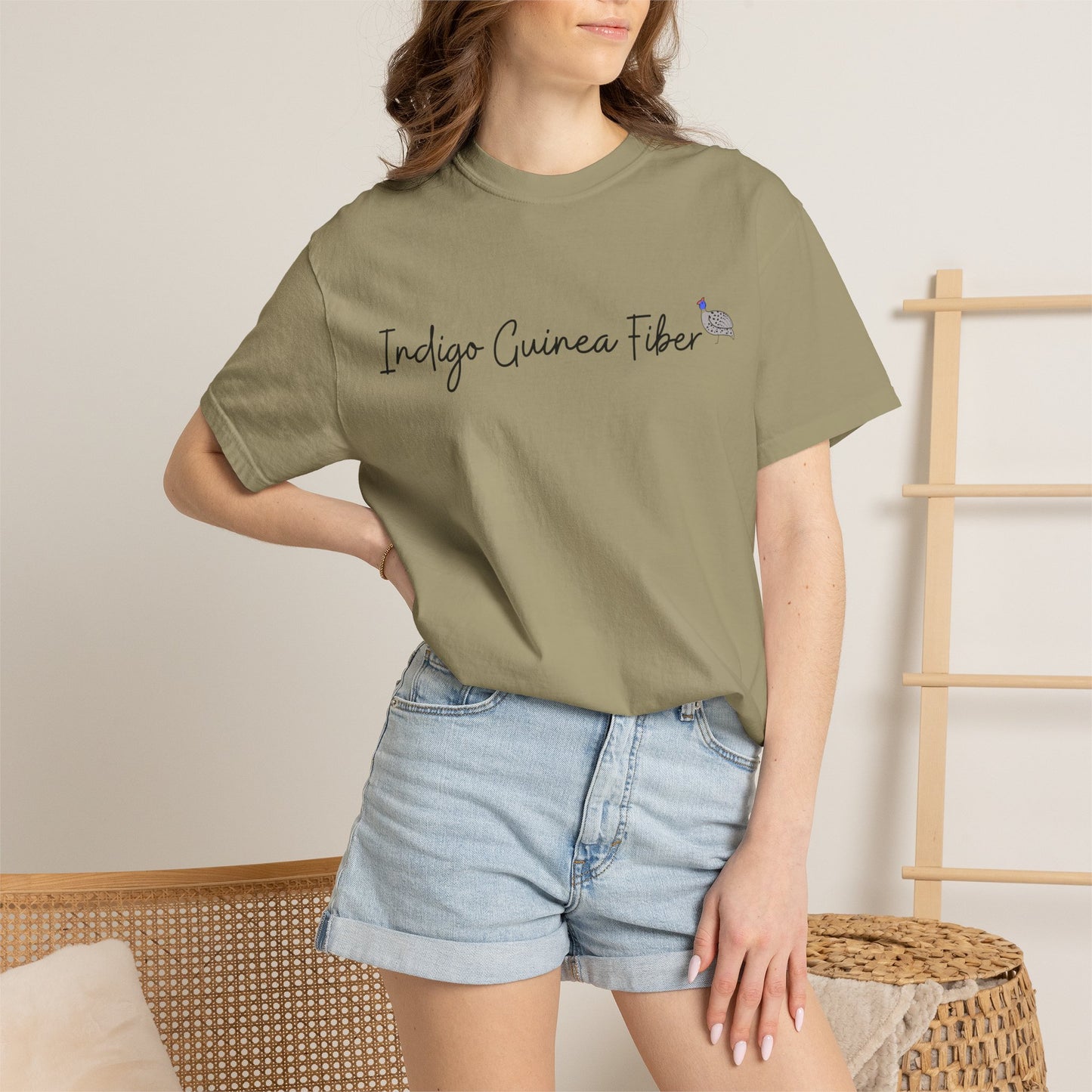 Indigo Guinea Fiber Tee
