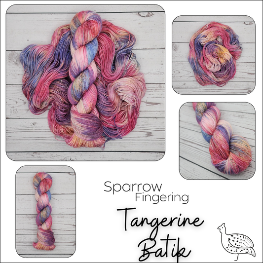 Sparrow Tangerine Batik