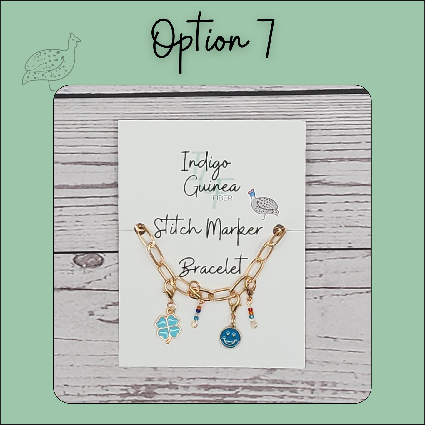 Stitch Marker Bracelets and Bag chain- Gold and Silver