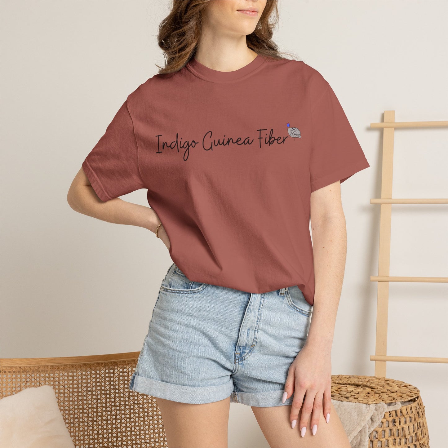 Indigo Guinea Fiber Tee