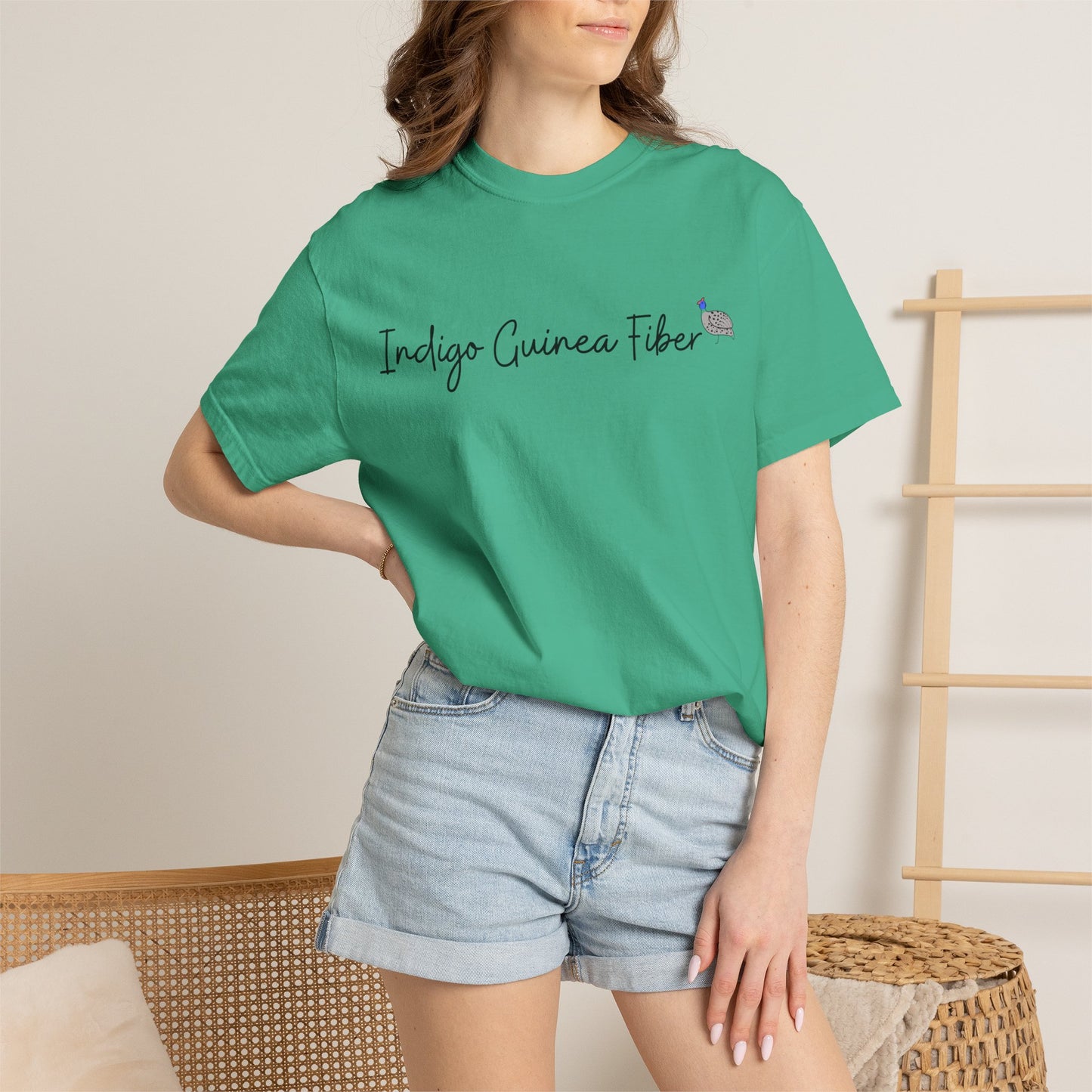 Indigo Guinea Fiber Tee