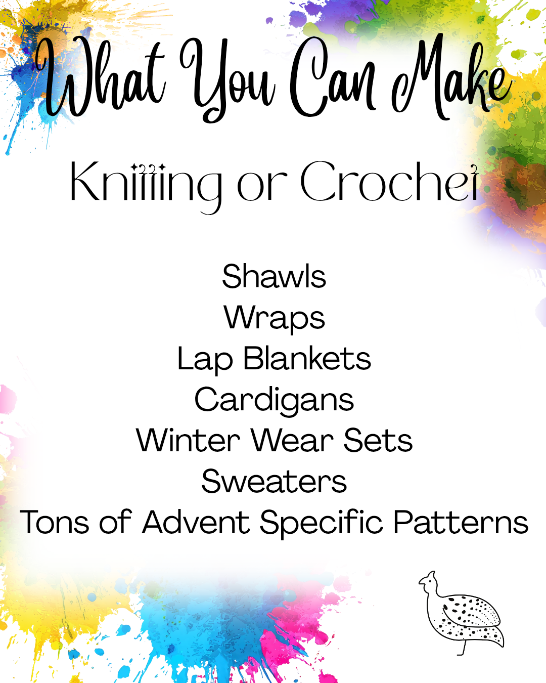 Color Chaos 12 Day Advent with 12 Minis and a Full Skein of Wonderfully Chaotic Color
