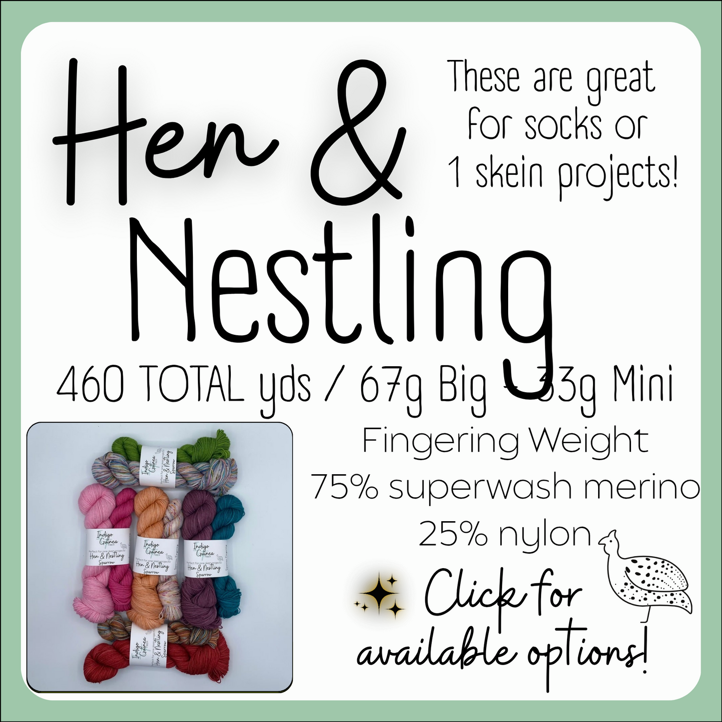 Sparrow Hen & Nestling