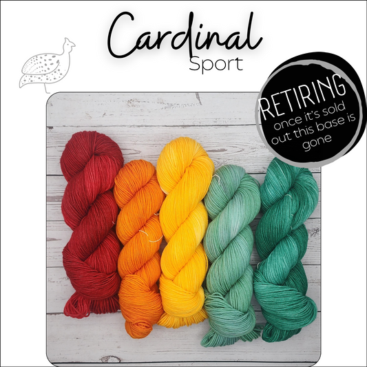 Cardinal Tonals Red, Orange, Yellow, and Green (RETIRING)