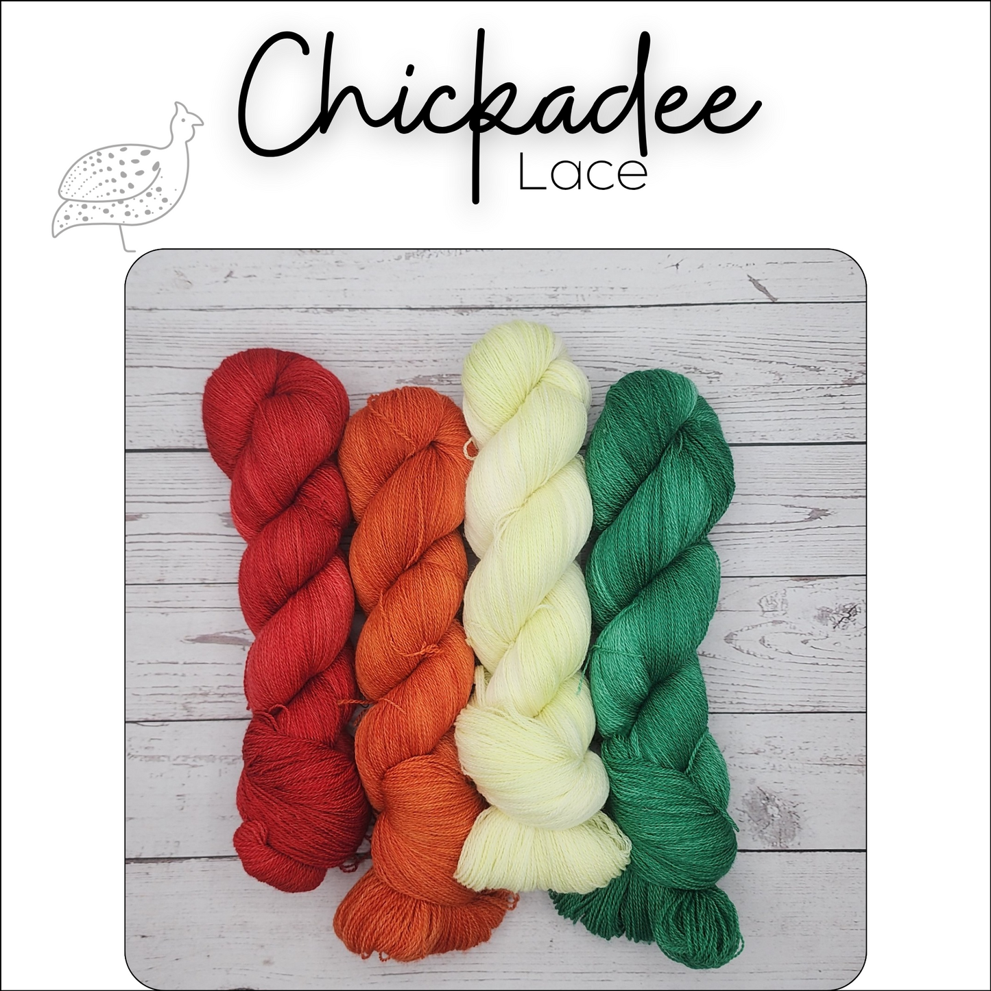 Chickadee Tonals Red, Orange, Yellow, Green