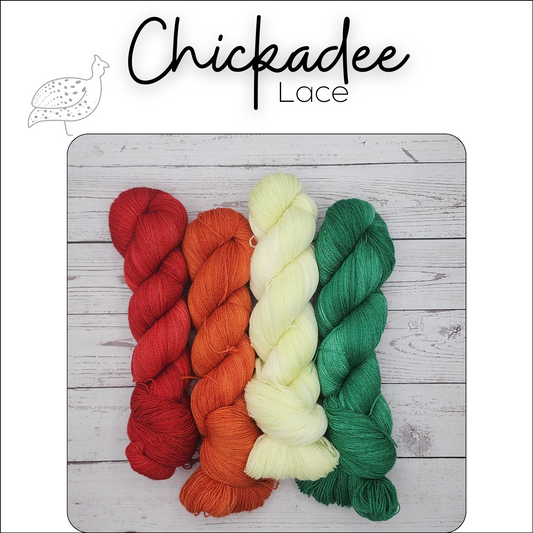 Chickadee Tonals Red, Orange, Yellow, Green