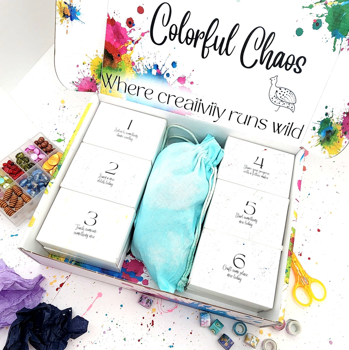Color Chaos 12 Day Advent with 12 Minis and a Full Skein of Wonderfully Chaotic Color