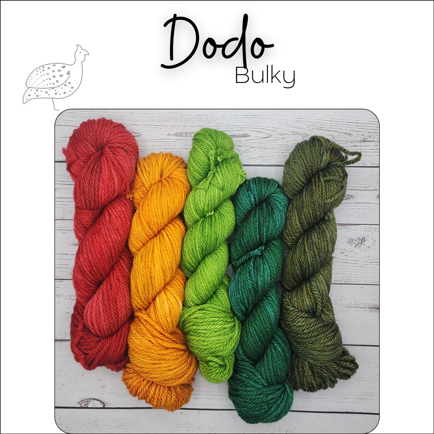 Dodo Tonals Red, Yellow, and Greens