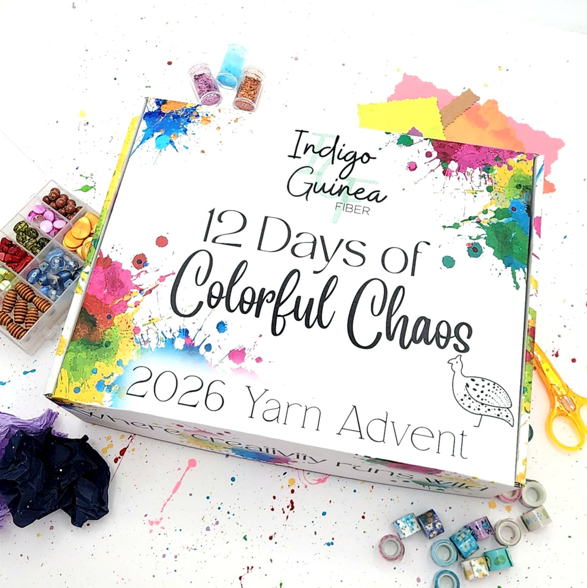 Color Chaos 12 Day Advent with 12 Minis and a Full Skein of Wonderfully Chaotic Color