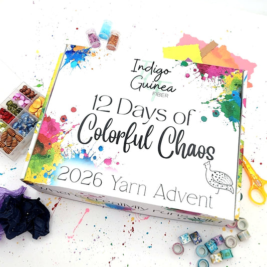 Color Chaos 12 Day Advent with 12 Minis and a Full Skein of Wonderfully Chaotic Color