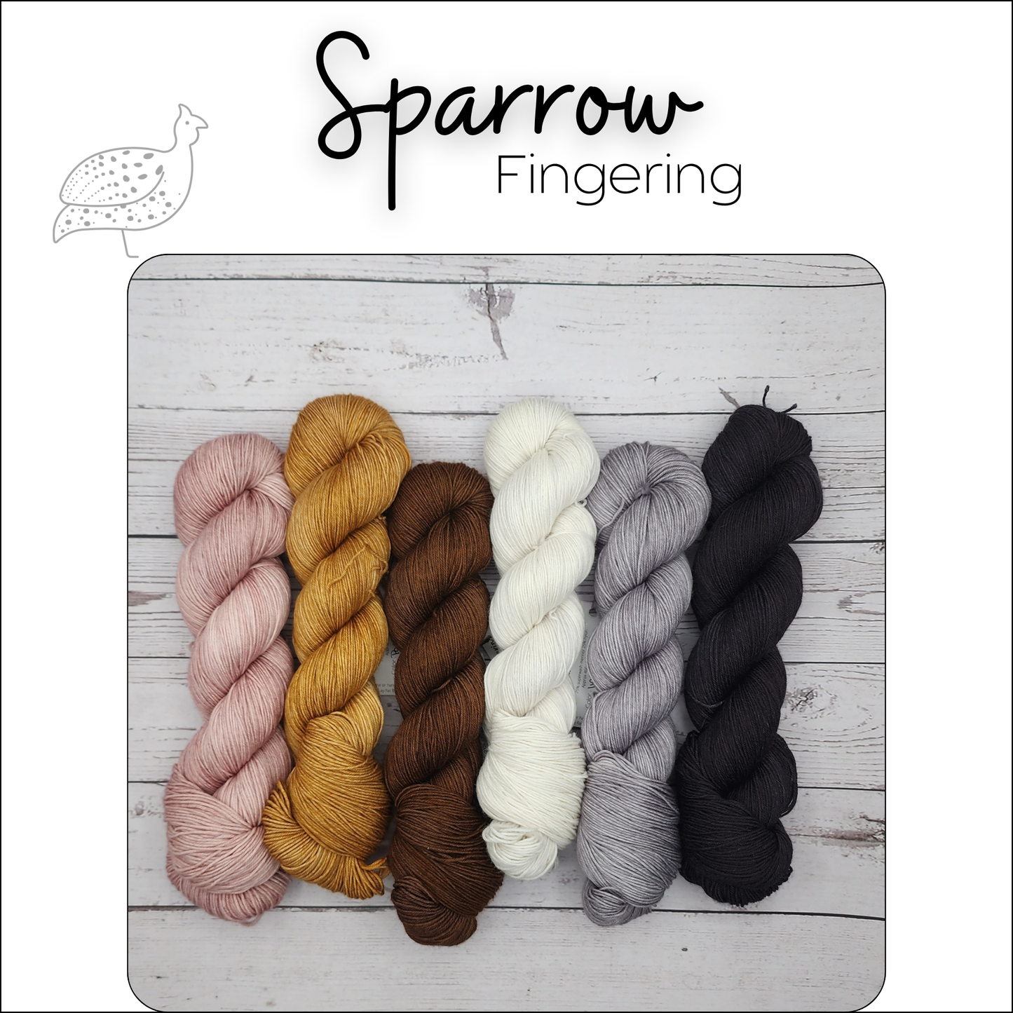 Sparrow Tonals Browns, Grays, and Black