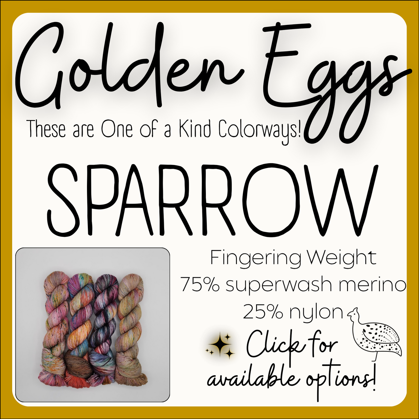 Sparrow Golden Eggs